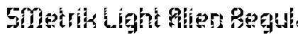 5Metrik Light Alien Regular font free download