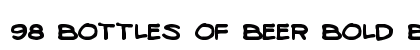 98 Bottles of Beer Bold Bold font free download