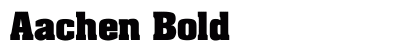 Aachen Bold font free download