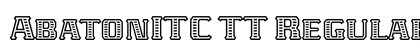 AbatonITC TT Regular font free download