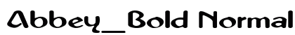 Abbey_Bold Normal font free download
