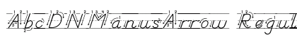 AbcDNManusArrow Regular font free download