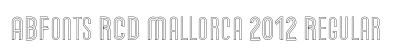 ABFonts RCD Mallorca 2012 Regular font free download