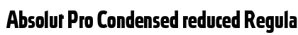 Absolut Pro Condensed reduced Regular Preview
