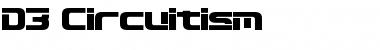 D3 Circuitism Font