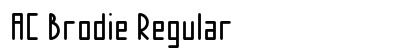 AC Brodie Regular font free download