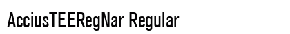 AcciusTEERegNar Regular font free download