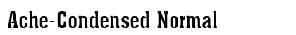 Ache-Condensed Normal font free download