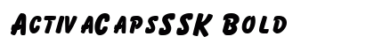 ActivaCapsSSK Bold font free download