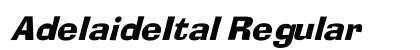 AdelaideItal Regular font free download