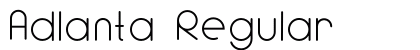 Adlanta Regular font free download