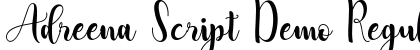 Adreena Script Demo Regular preview