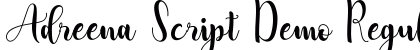 Adreena Script Demo Regular preview