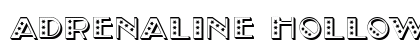Adrenaline Hollow Regular font free download