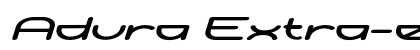 Adura Extra-expanded Italic font free download