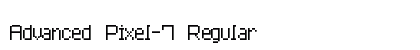 Advanced Pixel-7 Regular