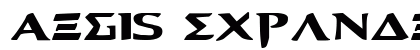 Aegis Expanded Expanded Font Preview