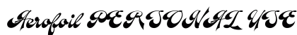 Aerofoil PERSONAL USE ONLY Regular font free download