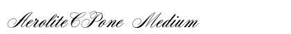 AeroliteCPone Medium font free download