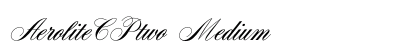 AeroliteCPtwo Medium font free download