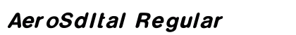 AeroSdItal Regular font free download