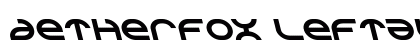 Aetherfox Leftalic Italic font free download