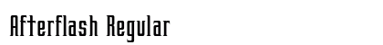 Afterflash Regular font free download
