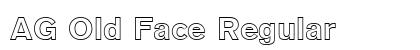 AG Old Face Regular font free download