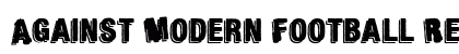 Against Modern Football Regular font free download