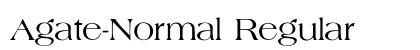 Agate-Normal Regular Preview