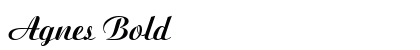 Agnes Bold font free download