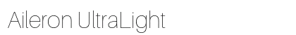 Aileron UltraLight font free download