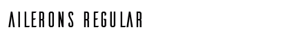 Ailerons Regular font free download