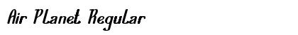 Air Planet Regular font free download