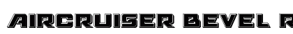Aircruiser Bevel Regular font free download