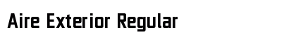 Aire Exterior Regular font free download