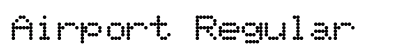 Airport Regular font free download
