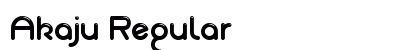 Akaju Regular Font Preview