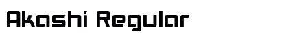 Akashi Regular font free download