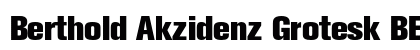 Berthold Akzidenz Grotesk BE Extra Bold Preview