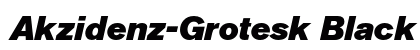 Akzidenz-Grotesk Black Bold Italic font free download