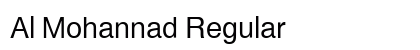 Al Mohannad Regular font free download