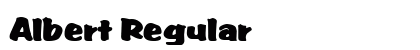 Albert Regular font free download