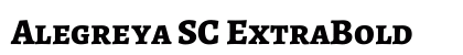 Alegreya SC ExtraBold Preview