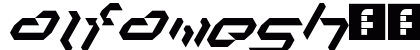 alfamesh001 Regular font free download