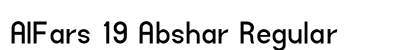 AlFars 19 Abshar Regular Font Preview