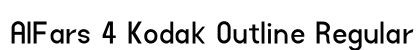 AlFars 4 Kodak Outline Regular font free download