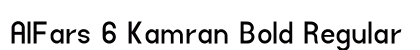 AlFars 6 Kamran Bold Regular Font Preview