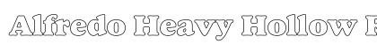 Alfredo Heavy Hollow Regular font free download