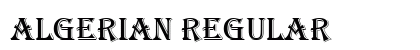 Algerian Regular font free download